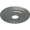 Ekena Millwork Dublin Ceiling Medallion (Fits Canopies up to 8 1/4"), 15 3/8"OD x 3 5/8"ID x 1"P, Platinum CM15DUPLS - alternate 2